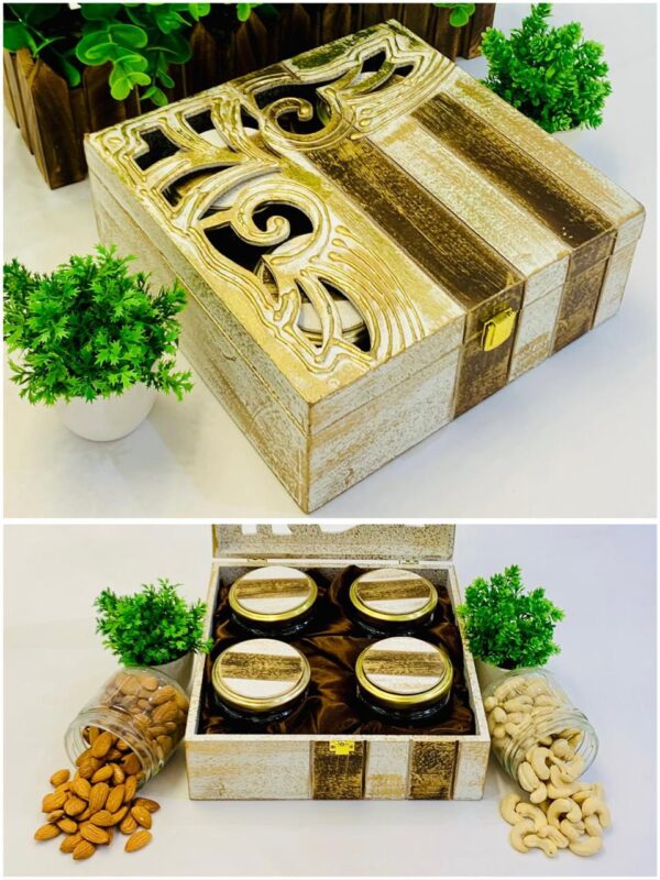 Chic gift hampers box featuring gourmet treats, perfect for wedding favors, elegant gift baskets, and stylish celebrations.