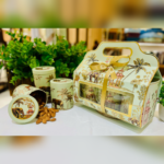 Tropical Heritage 3 Tin Jar Basket