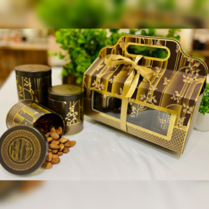 Golden Twilight 3 Tin Jar Basket