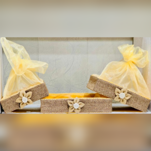 Nature Bloom Jute Gift Basket