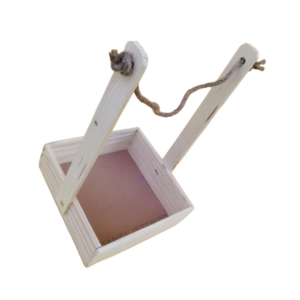 Rope Handle Wooden Tray